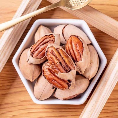 大颗粒奶香味碧根果孕妇坚果儿童零食批发 净重核桃年货图3