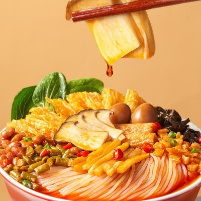 螺霸王水煮螺蛳粉400G*10礼盒装柳州特产加菌菇速食粉代发批发图4
