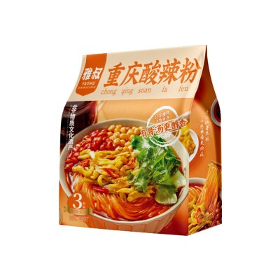 雅叔正宗重庆酸辣粉袋装粉丝红油批发整箱米线速食厂家酸辣味粉丝图4