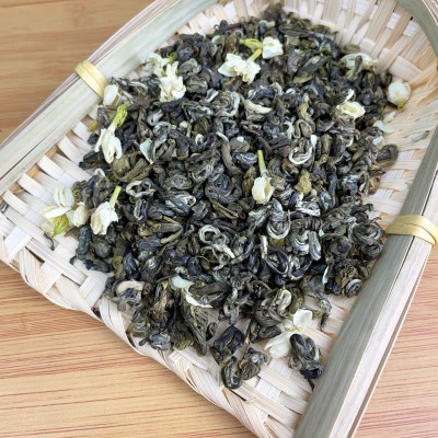 新茶 茉莉花茶版纳曲雪花螺广西横县茉莉花厂家直批散装批发图3