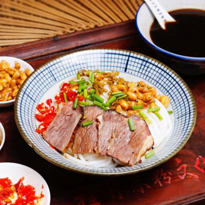二子米粉全新升级牛肉卤菜粉图5