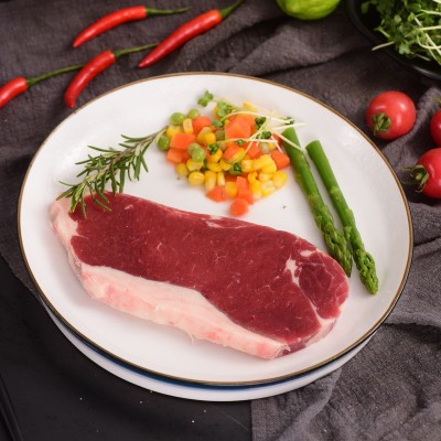 冷冻新鲜原切西冷牛排原味牛扒草饲商用牛肉西餐铁板食材450克图3