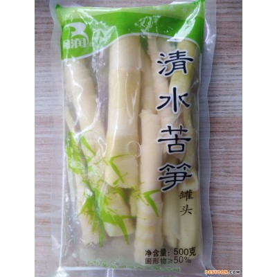 清水苦笋(小条500g)酒店餐饮农贸配送苦笋小肠汤苦笋汤苦笋商用