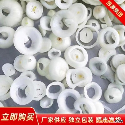 新鲜生洋葱圈 可以生吃的凉拌菜沾大酱脆甜多汁图1