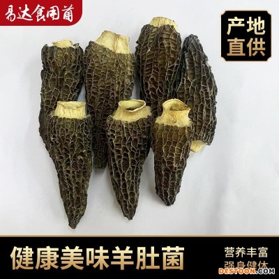 云南四川剪柄羊肚菌撒装干货批发 营养煲汤材料食用香浓菌