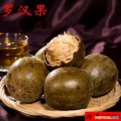 桂林高山罗汉果 500个/件 桂林罗汉果特大果 63MM以上 小茶袋包装