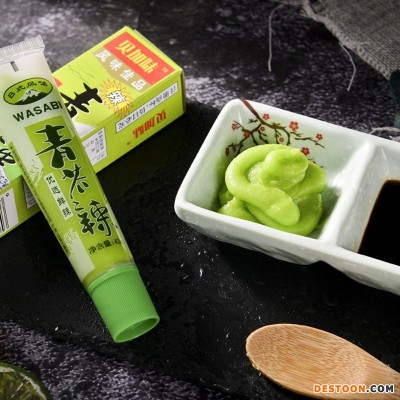 青芥辣43g/支 芥末酱 辣根软管芥末膏料理寿司调料三文鱼蘸料批零