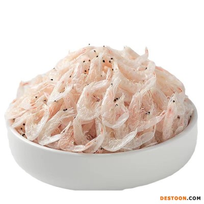 白虾皮批发淡干虾皮仁磷虾50g海鲜水产干货源头厂家批发一件代发