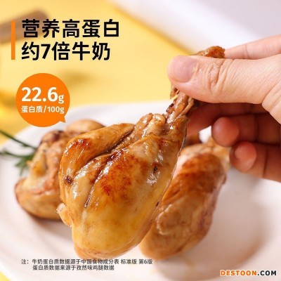 批发鲨鱼菲特即食去皮大鸡腿肉80g代餐高蛋白饱腹健身便携鸡包邮