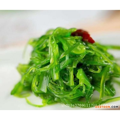 海带丝即食裙带菜海白菜咸菜沙拉海草日料寿司沙律芥末味海藻梗丝