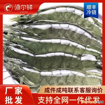 大虾国产对虾基围虾明虾冰冻青虾鲜活白虾海虾冷链运输