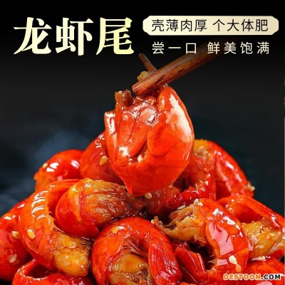 麻辣小龙虾即食零食熟食真空香辣虾球尾麻辣小龙虾尾100g下酒菜