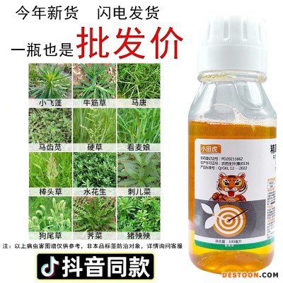 小田虎精草铵膦铵盐10.9%正品速草风荒地果园杀草剂除草烂根剂