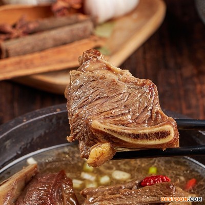 内蒙古牛肋骨原切清真四肋牛肉顺丰冷链牛仔骨牛排骨清真黄膘牛排