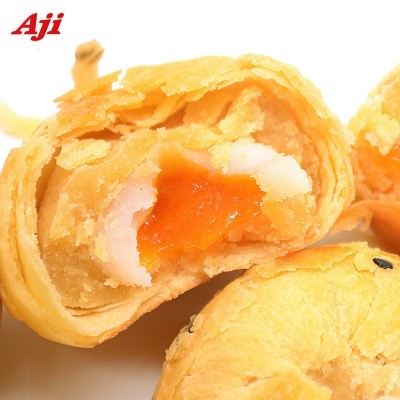Aji流心酥早餐代餐糕点传统糕点心220g盒装榴莲饼芝士蛋黄酥馅饼图4