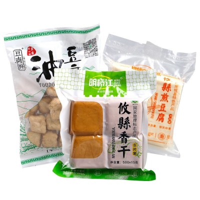 抖音湖南攸县香干 油豆腐纯手工新鲜嫩滑 豆腐豆制品厂家一件代发图3