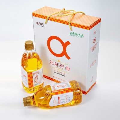 鑫龍清一级亚麻籽油1L*2礼盒图4