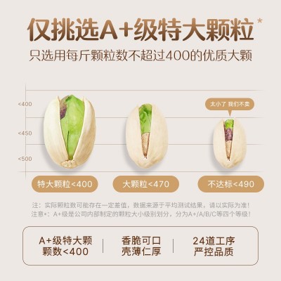 开心果无漂白原味批发罐装250g盐焗坚果干果儿童休闲零食大颗粒图2
