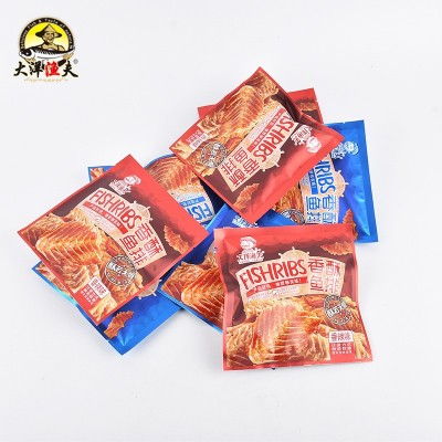 大洋渔夫香酥鱼排椒盐香辣原香即食烤鱼骨海味小零食休闲食品散装图4