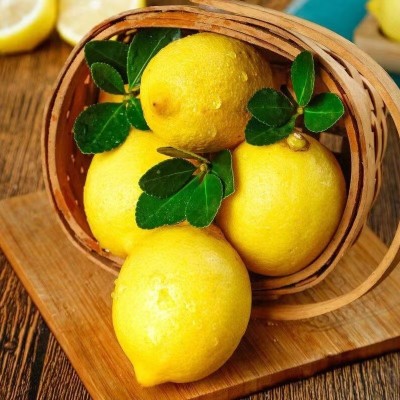 产地直供四川安岳黄柠檬新鲜整箱当季水果精选皮薄甜多汁柠檬