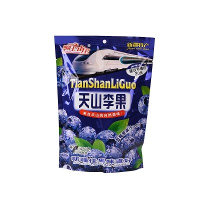 新疆特产天山李果428g果脯蜜饯 办公室休闲零食独立包装蓝莓李果图5