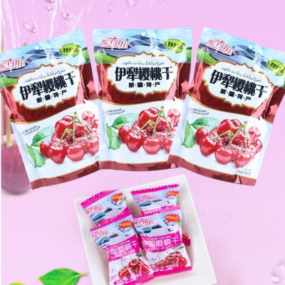 新疆特产凉果干带核樱桃果干休闲零食果干蜜饯408g包装伊犁樱桃干图3