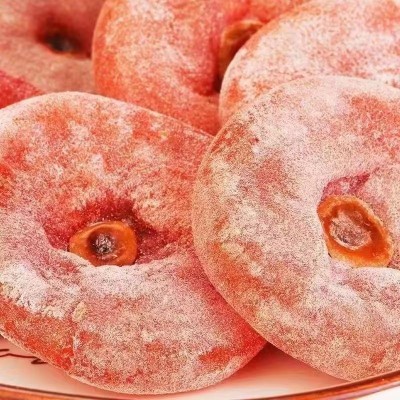 代发广西柿饼圆饼吊霜饼批发代发500g 软糯香甜农家软糯吊干柿子图3
