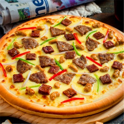 批发美臣速冻披萨成品多口味9寸7寸加热即食芝士披萨饼披萨半成品