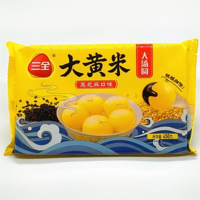 批发三全大黄米黑芝麻汤圆450g15只装元宵节甜品冷冻食品老少皆宜图4