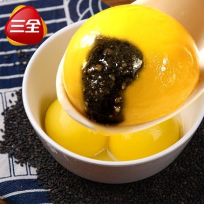 批发三全大黄米黑芝麻汤圆450g15只装元宵节甜品冷冻食品老少皆宜图2