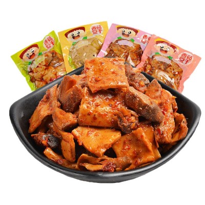 来一嘴重庆特产香菇豆干休闲零食网红零食散装独立包装批发零食图5