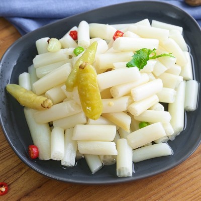 【华贵】泡藕带400g 洪湖藕带 洪湖农家泡椒藕带藕节藕尖酸辣泡菜图4