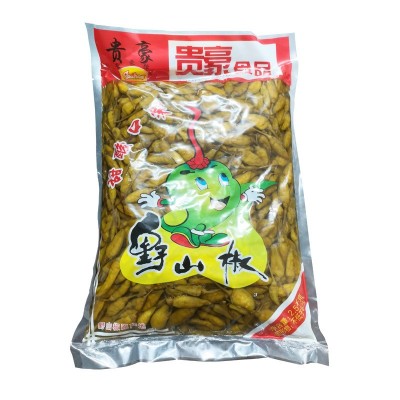 野山椒2.5kg袋装商用泡椒辣椒腌制泡椒泡凤爪泡菜辣椒咸菜调料图3