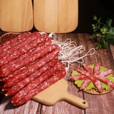 黄圃广式风味腊肠商用饭店酒家煲仔饭螺蛳粉原箱优质腊肠厂家批发图5