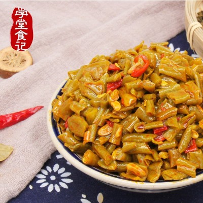 学堂食记香辣酸豆角280g湖南特产下饭菜酱腌菜农家豆角泡豇豆批发图4