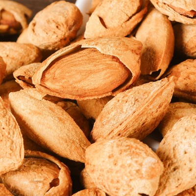 巴旦木杏仁扁桃仁巴达木干果年货置办零食坚果现货批发图3