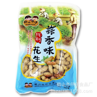 鹤山仔仔蒜香花生干果零食广东特产坚果炒货厂家批发40包300g图5