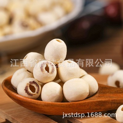 新鲜莲子去芯白莲子磨皮白莲子中药材莲子厂家直供干货批发500g图3