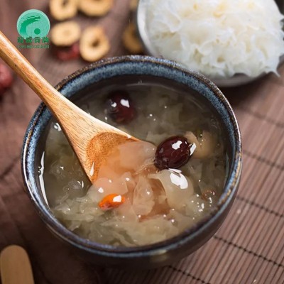 有机本草剪花莲果耳免洗免泡发白木耳干货食用菌福建特产银耳批发图3