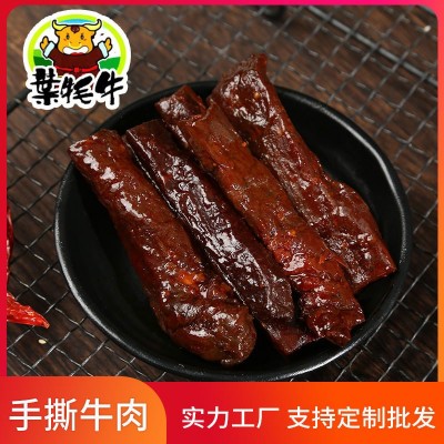 工厂定制牛肉干九寨沟风味手撕牛肉干现货货源批发代发量大从优图2