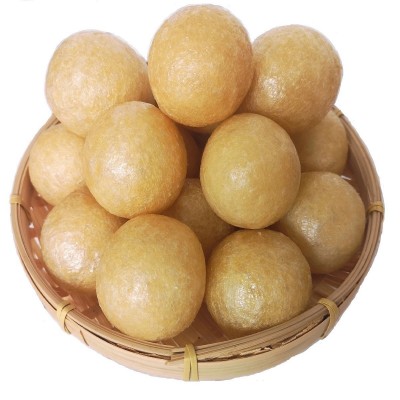 三猴无锡风味 清水面筋 80克*36包塞肉炒素烧汤火锅麻辣烫食材图2