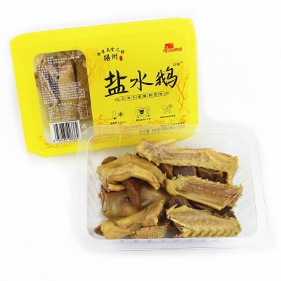 扬州产盐水鹅油亮老卤鹅咸水鹅高汤鹅脯肉翅掌胗老鹅液氮锁鲜速食