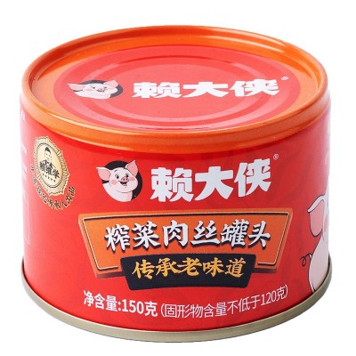 赖大侠榨菜肉丝小罐菜150g商用外卖速食料理包半成品盖浇饭成品菜图2