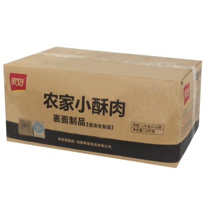 美好农家小酥肉 1kg六和裹粉炸猪肉条火锅食材六合冷冻油炸半成品图2