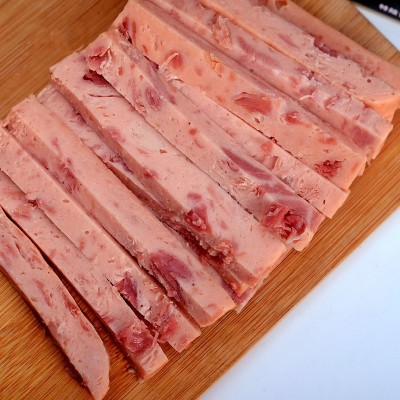 特陆【火腿午餐肉罐头】200g火锅小黑猪肉即食火腿肠应急储备食品图3