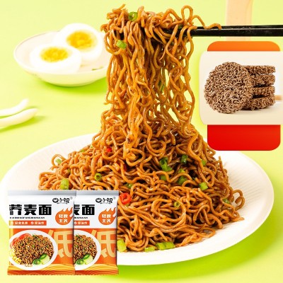 荞麦面方便面免煮非油炸泡面低脂肪粮代餐主食速食面整箱大量批发图2