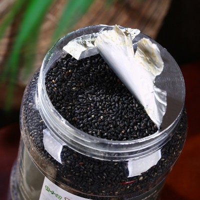熟黑芝麻粒批发即食现炒熟芝麻干净无沙黑芝麻熟免洗罐装图3