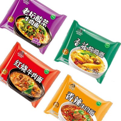 清真袋装方便面泡面整箱红烧牛肉四口味红烧牛肉面老坛酸菜牛肉面图2
