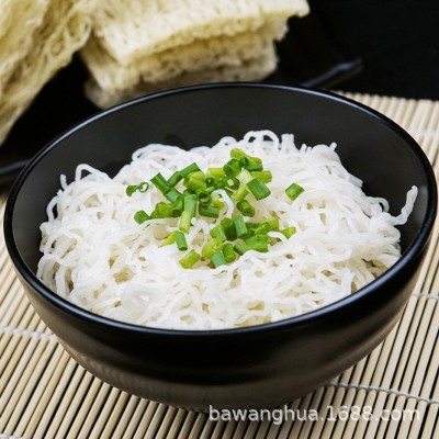 广东河源霸王花米粉客家炒粉汤粉干制粉丝细粉厂家批发1.6kg箱装图3