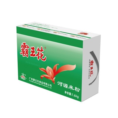 广东河源霸王花米粉客家炒粉汤粉干制粉丝细粉厂家批发1.6kg箱装图2